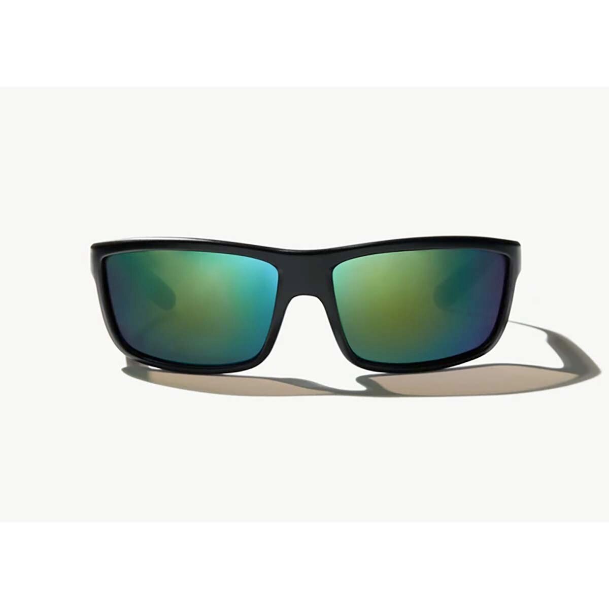 Bajio Nippers Sunglasses Polarized in Black Matte with Green Plastic